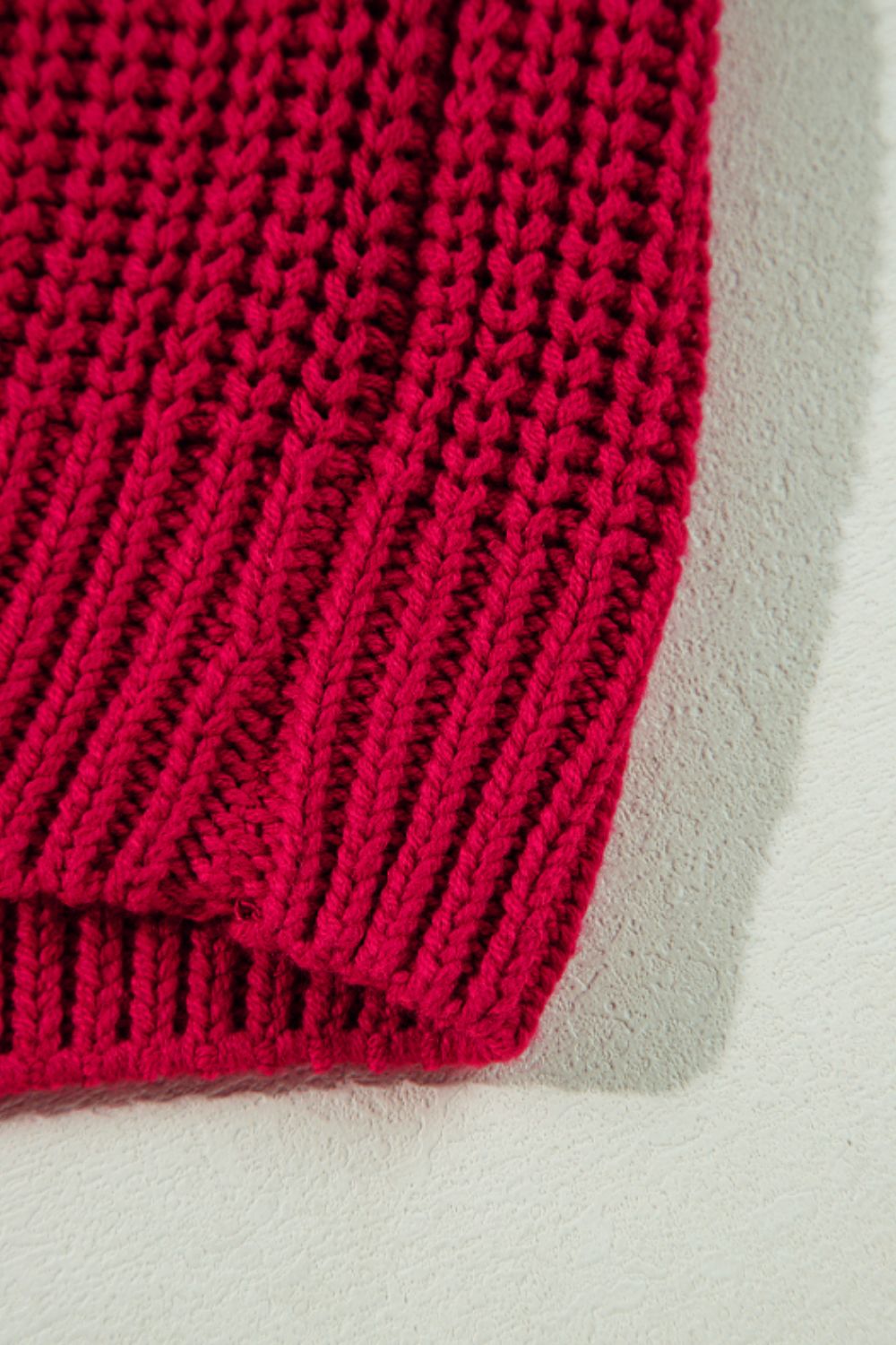 Off-Shoulder Long Sleeve Sweater - Viarous