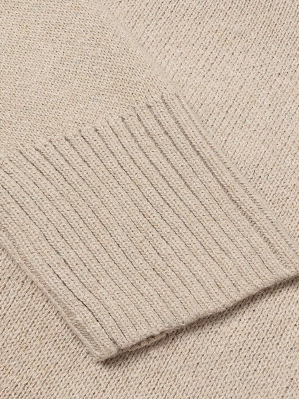V-Neck Long Sleeve Knit Top - Viarous