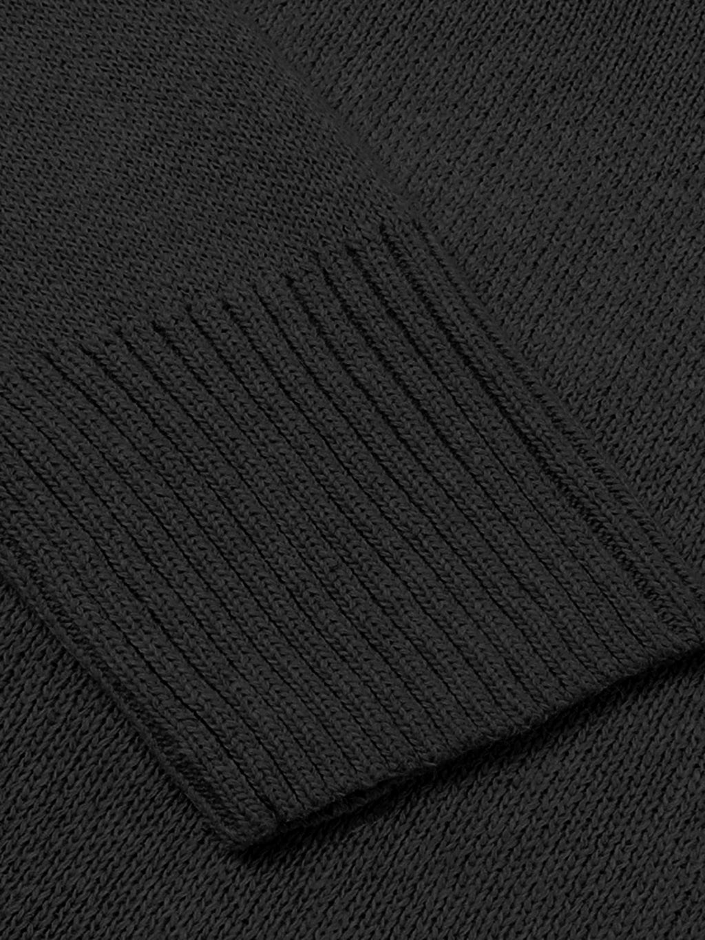 V-Neck Long Sleeve Knit Top - Viarous