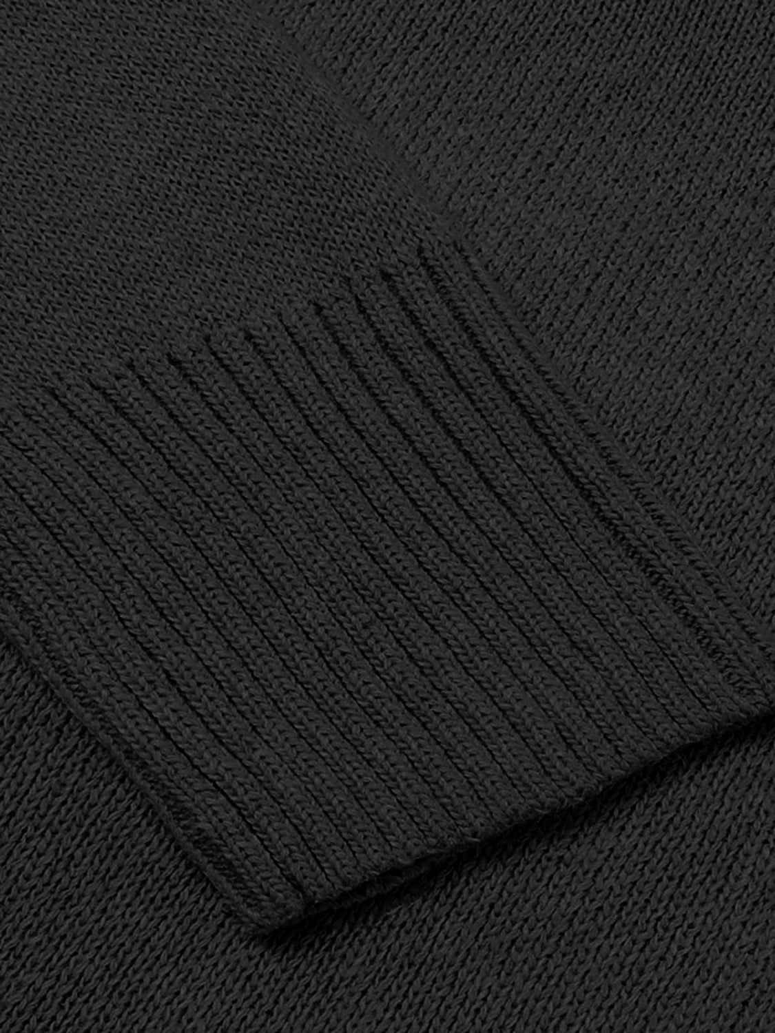 V-Neck Long Sleeve Knit Top - Viarous