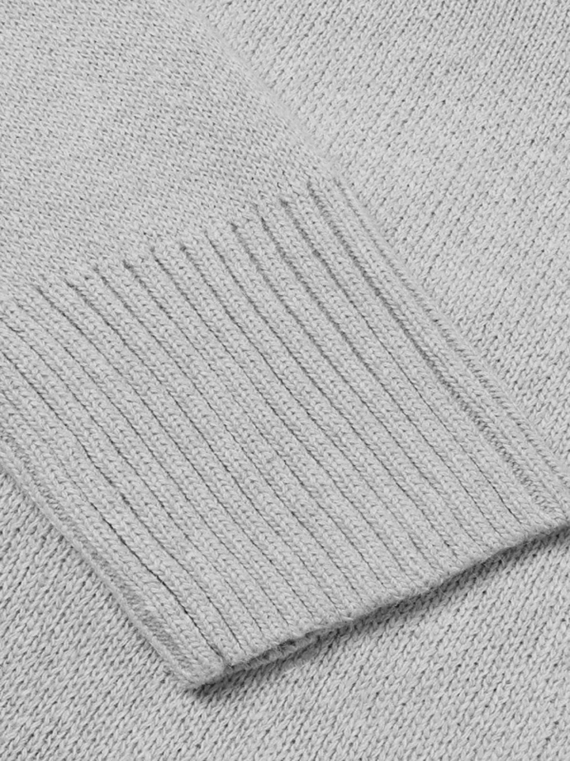 V-Neck Long Sleeve Knit Top - Viarous