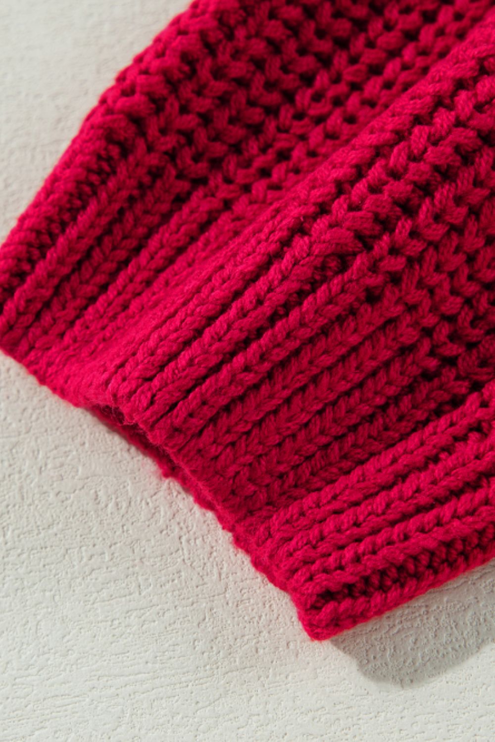 Off-Shoulder Long Sleeve Sweater - Viarous