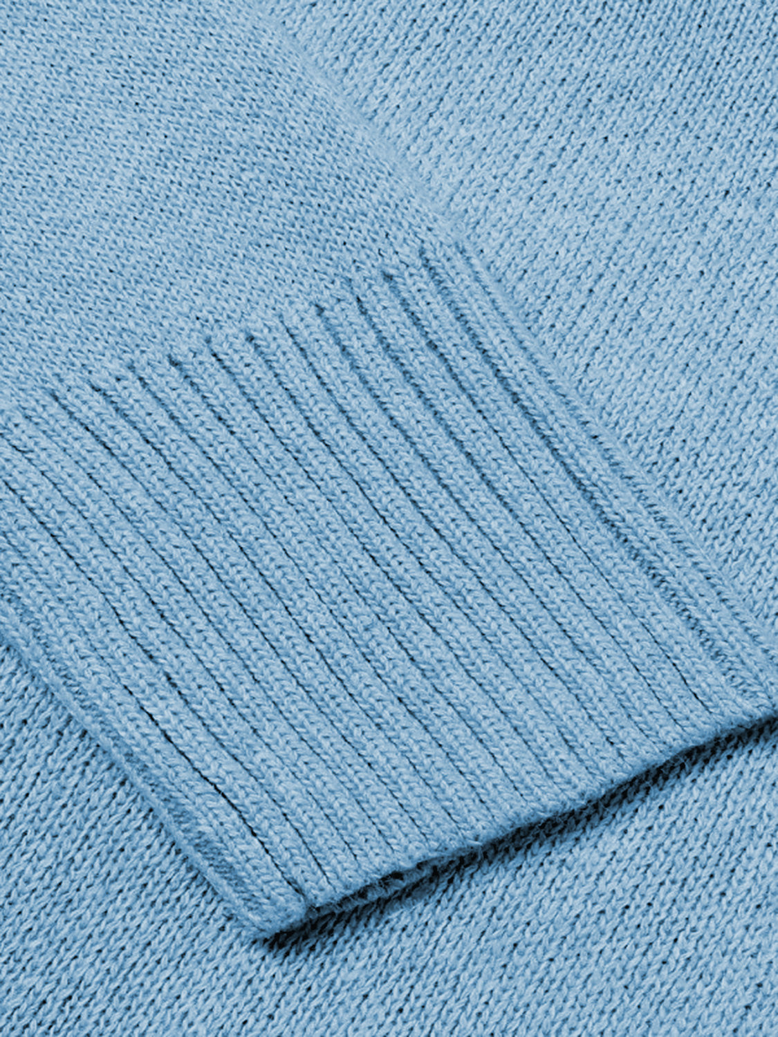 V-Neck Long Sleeve Knit Top - Viarous