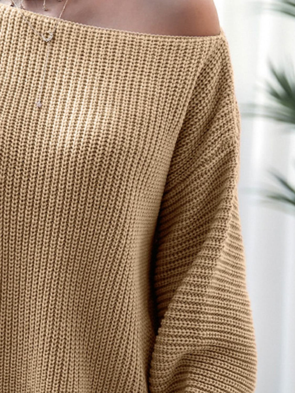 Rib - Knit Mini Sweater Dress - ViarousViarousViarous