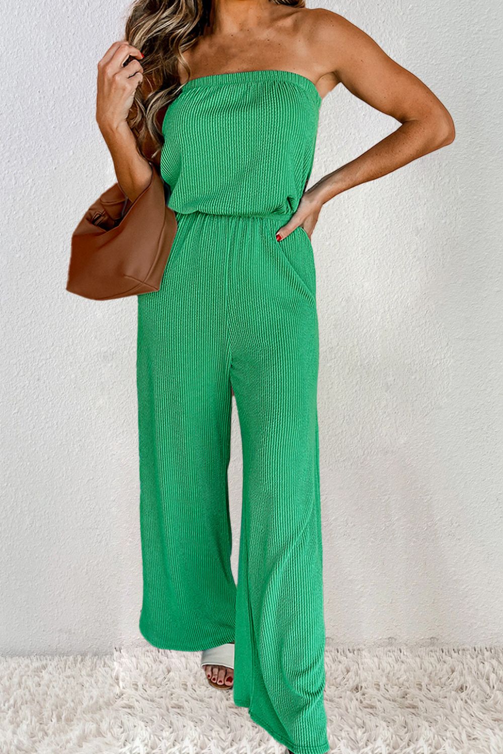 Tube Wide Leg Jumpsuit - ViarousViarousViarous